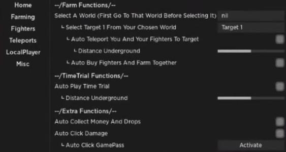 Screenshot of Anime Fighters Simulator Script